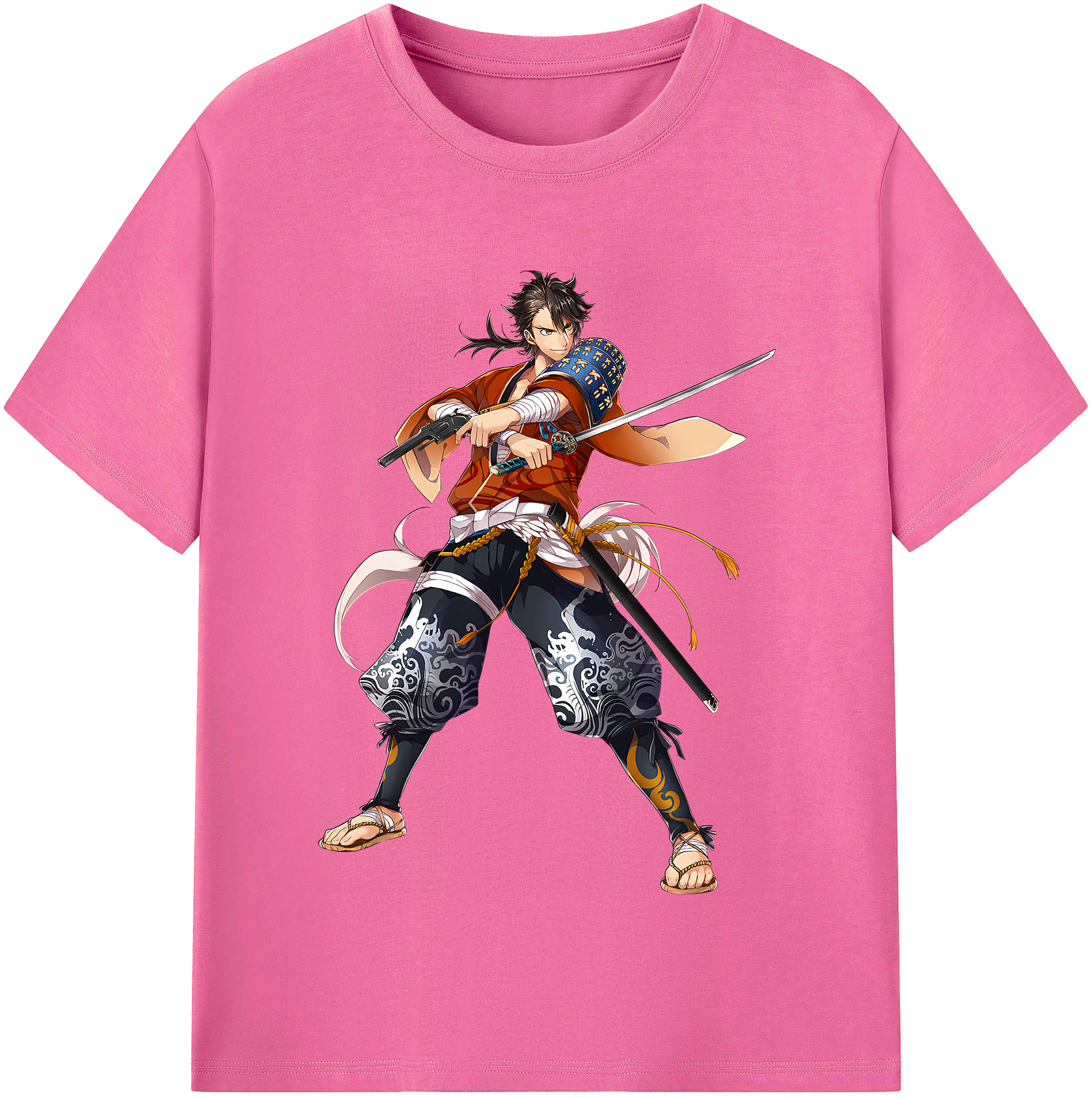 （画像用） 刀剣乱舞 Touken Ranbu レディースカジュアルプリントTシャツ（綿100％）